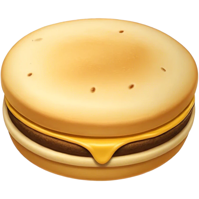 Colombian Arepa Cinematic Realistic Colombian Arepa Dish Emoji, depicted as a single, golden arepa with a crisp exterior and soft interior, rendered with lifelike textures and warm, inviting lighting. emoji