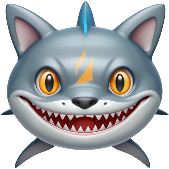 shark x cat emoji