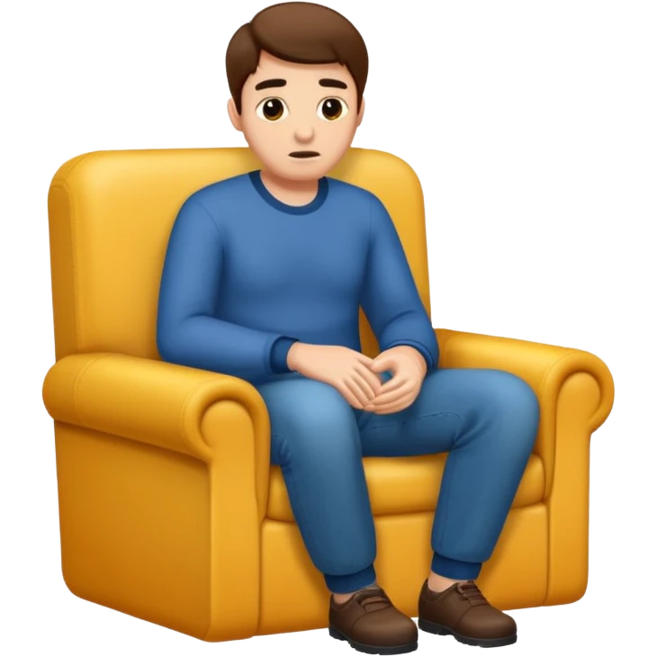 A man insisting to you to sit in his lap emoji
