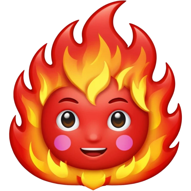 glitter red beutiful fire emoji