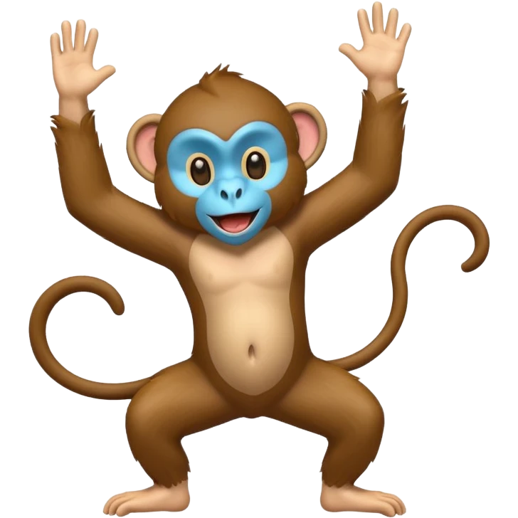 Dans eden Maymun emoji