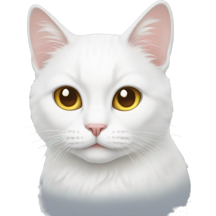 White cat pers  emoji