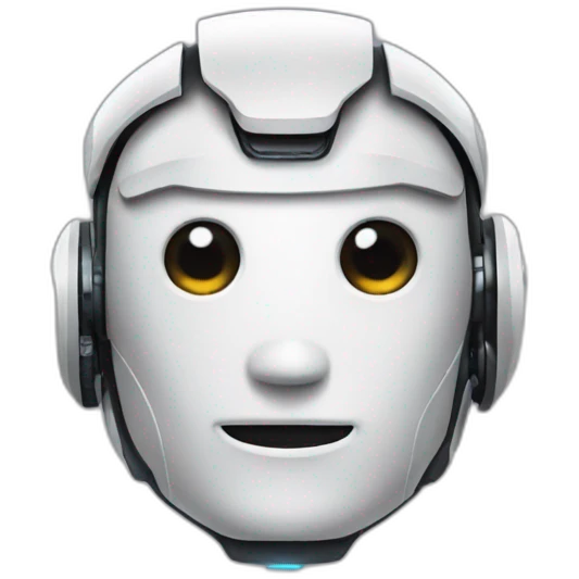 Iphone Robot face emoji