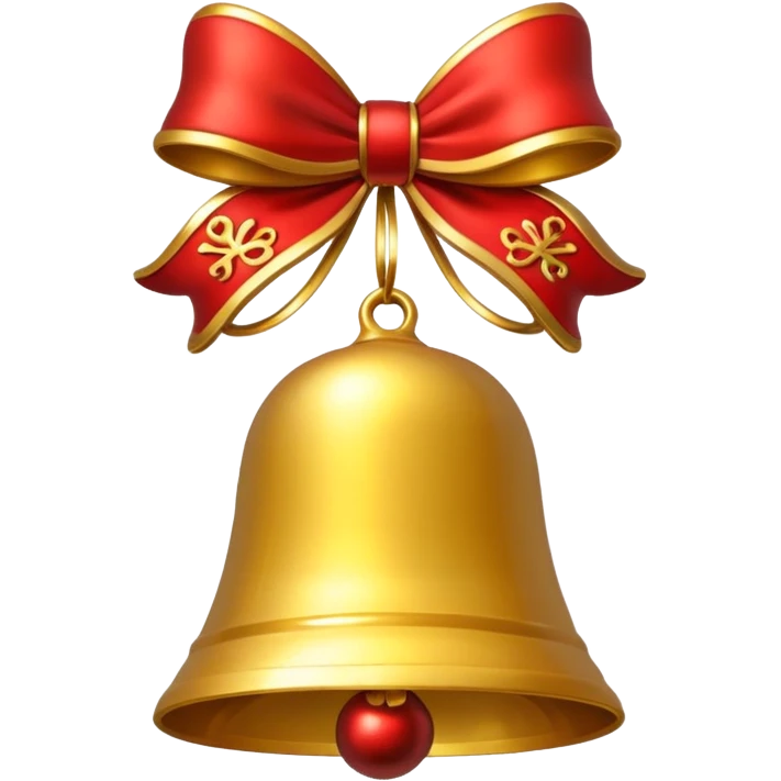 christmas bell emoji