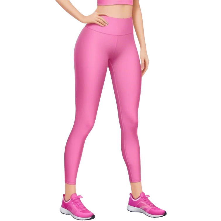 Pink leggings emoji