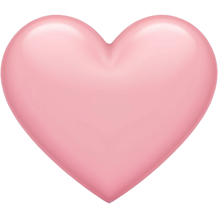 pastel pink heart emoji