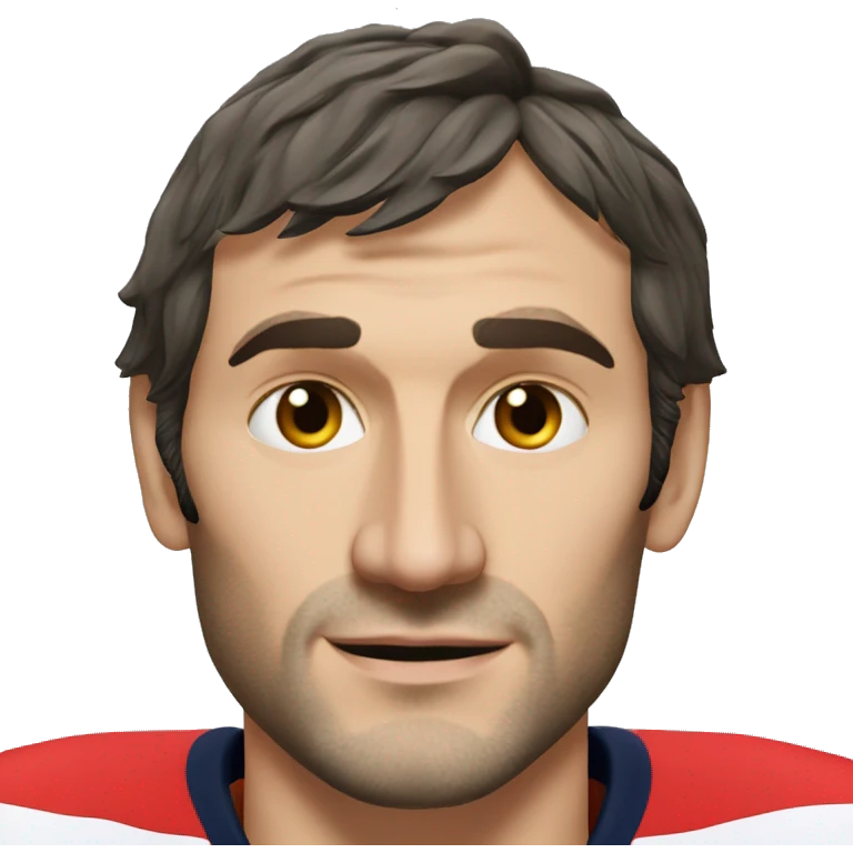 Alexander Ovechkin Realistic face emoji