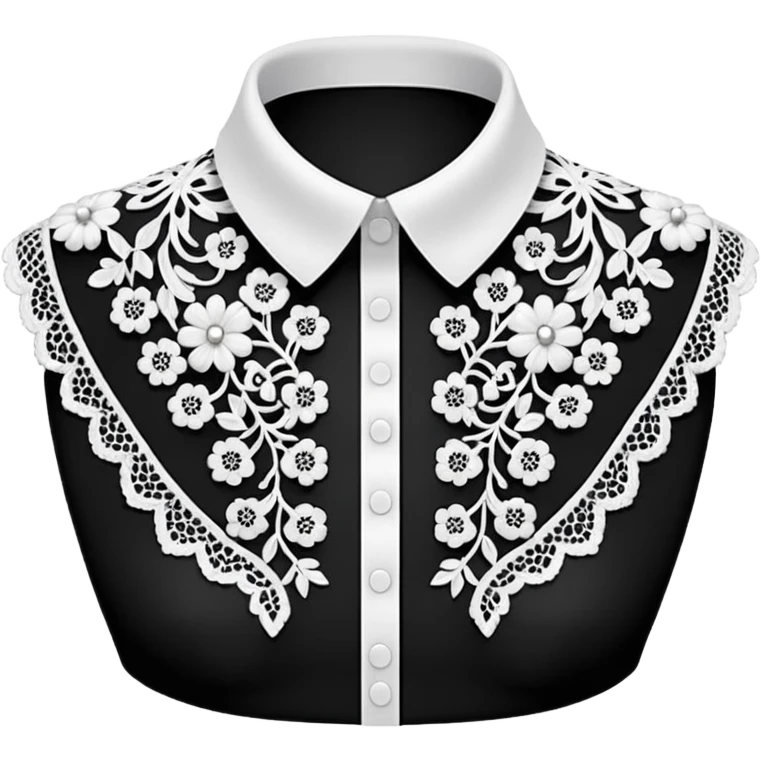 decorative shirt collar emoji