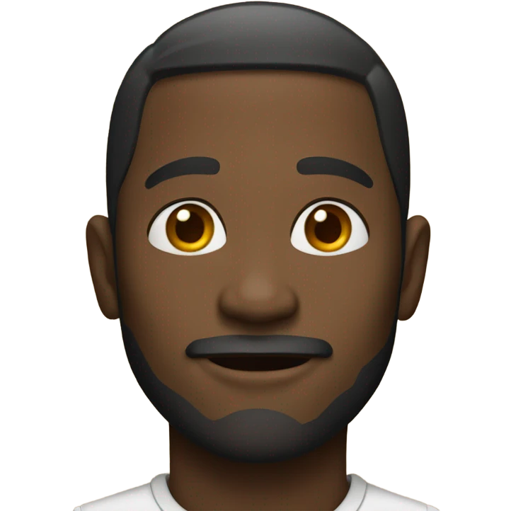 Black man emoji