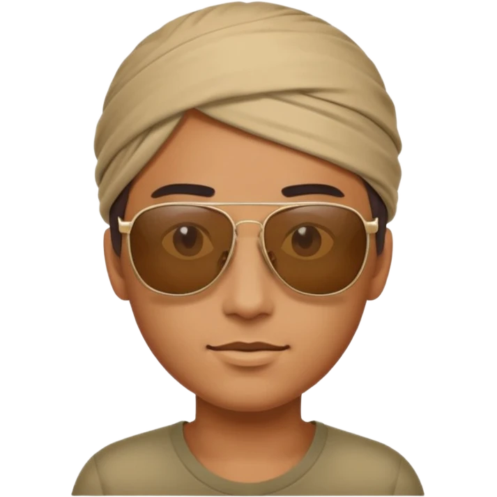 sunglasses on head emoji