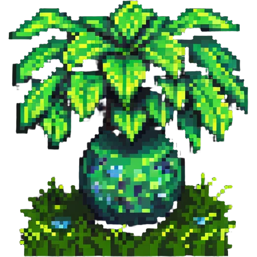 ultra-blocky minimal pixel art Minecraft grass block with few large square pixels emoji