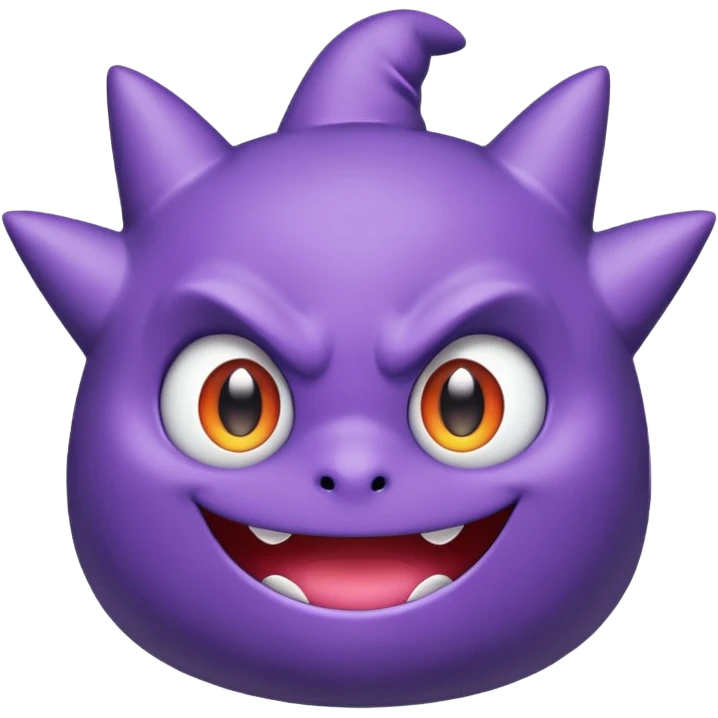 I want a Gengar (Pokemon) that looks cute. emoji