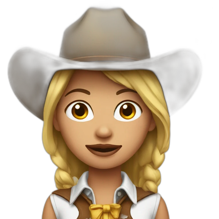 Cow-girl emoji
