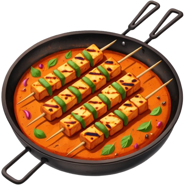 Panner tikka make it realistic  emoji