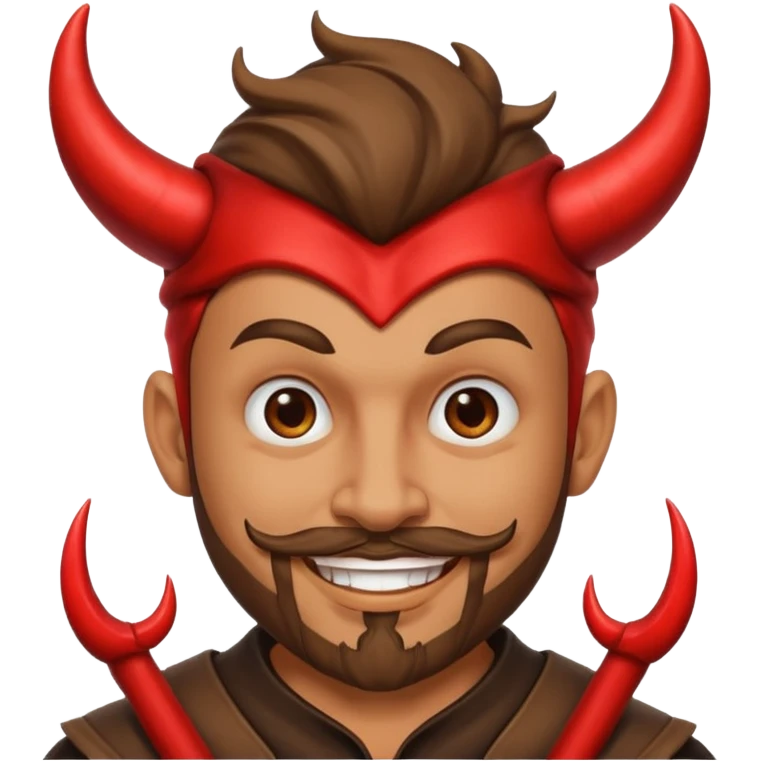 Emoji de bandido con diablito  emoji
