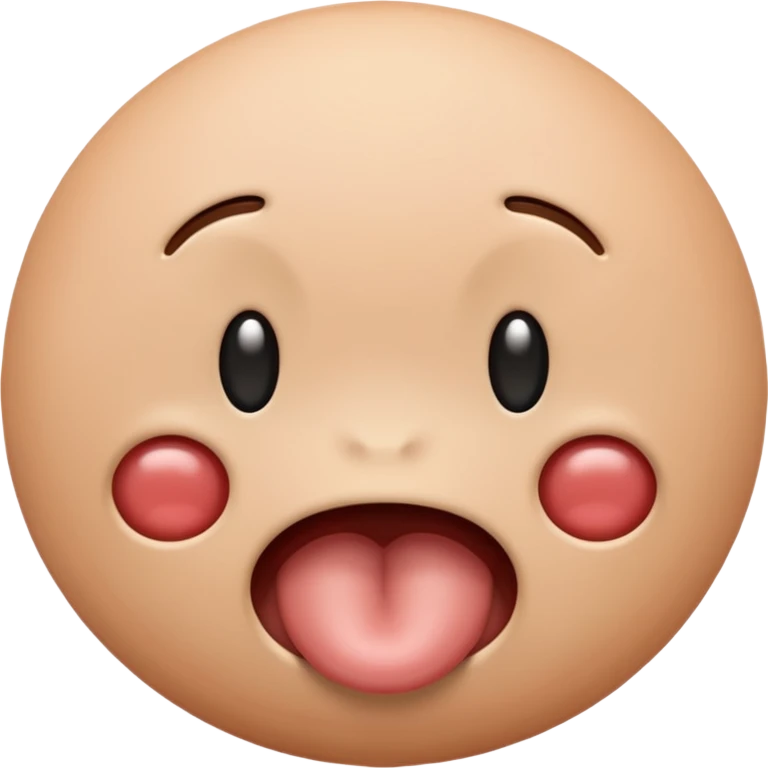 Emoji with a buthole emoji