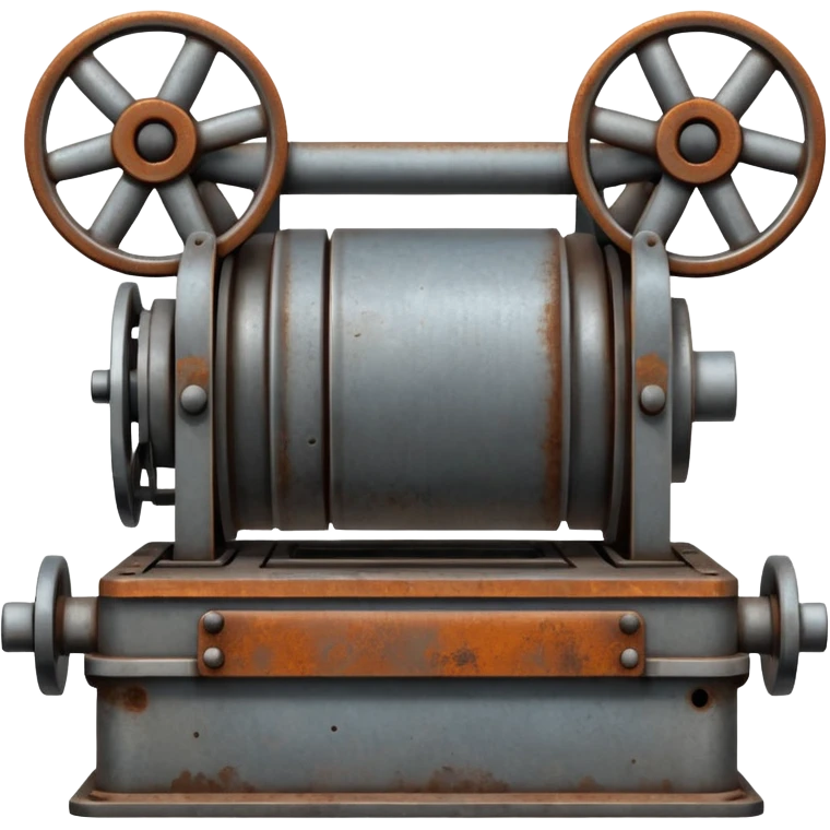 square metal machine emoji