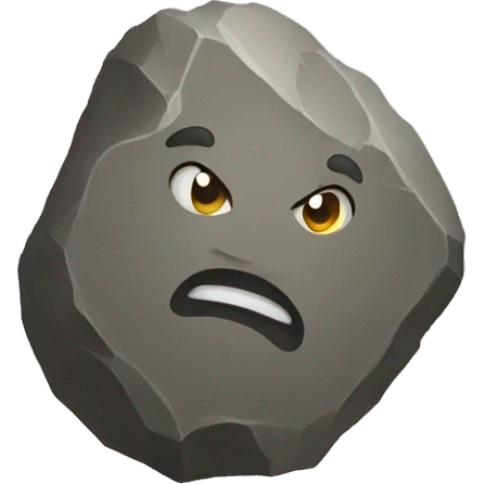 Rock emoji