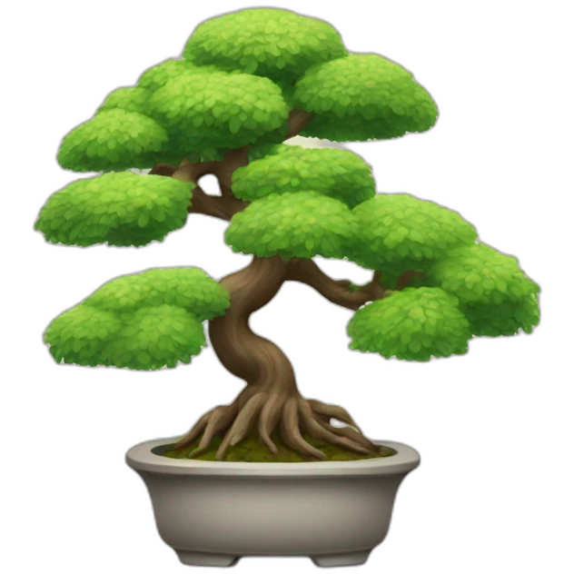 fluffy bonsai emoji