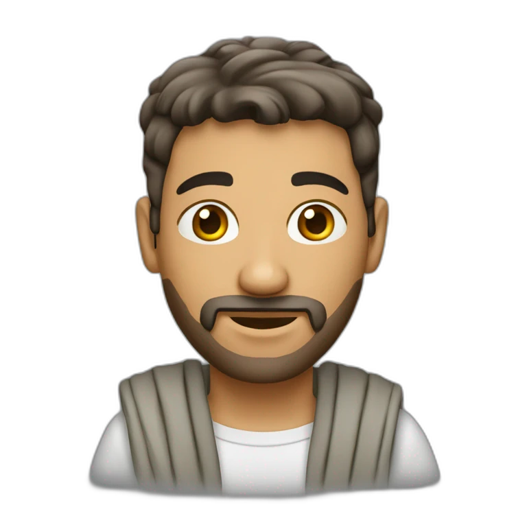Un homme porte djellaba emoji