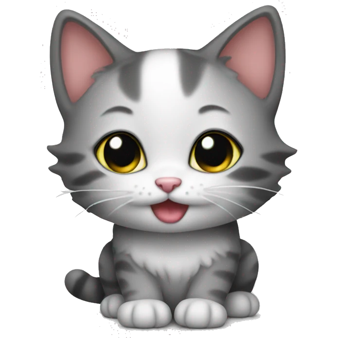 Cute little kitty  emoji