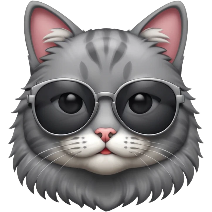 Cat wearing sunglasses emoji