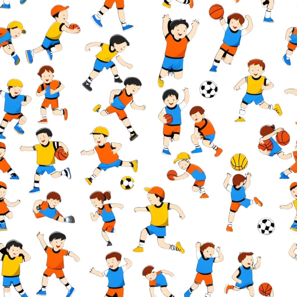 children playing sports emoji