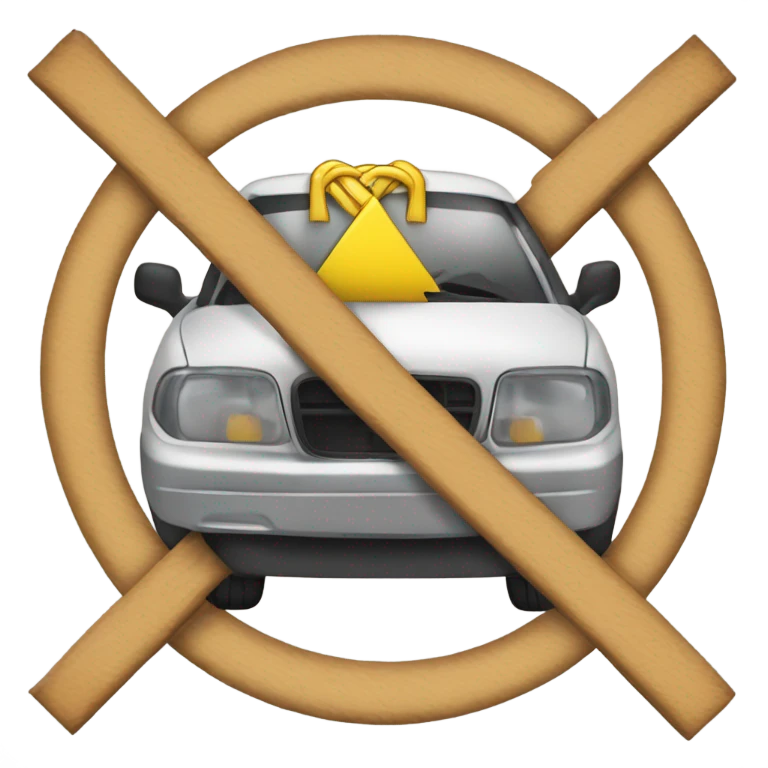 “Don’t crash out” on sign emoji