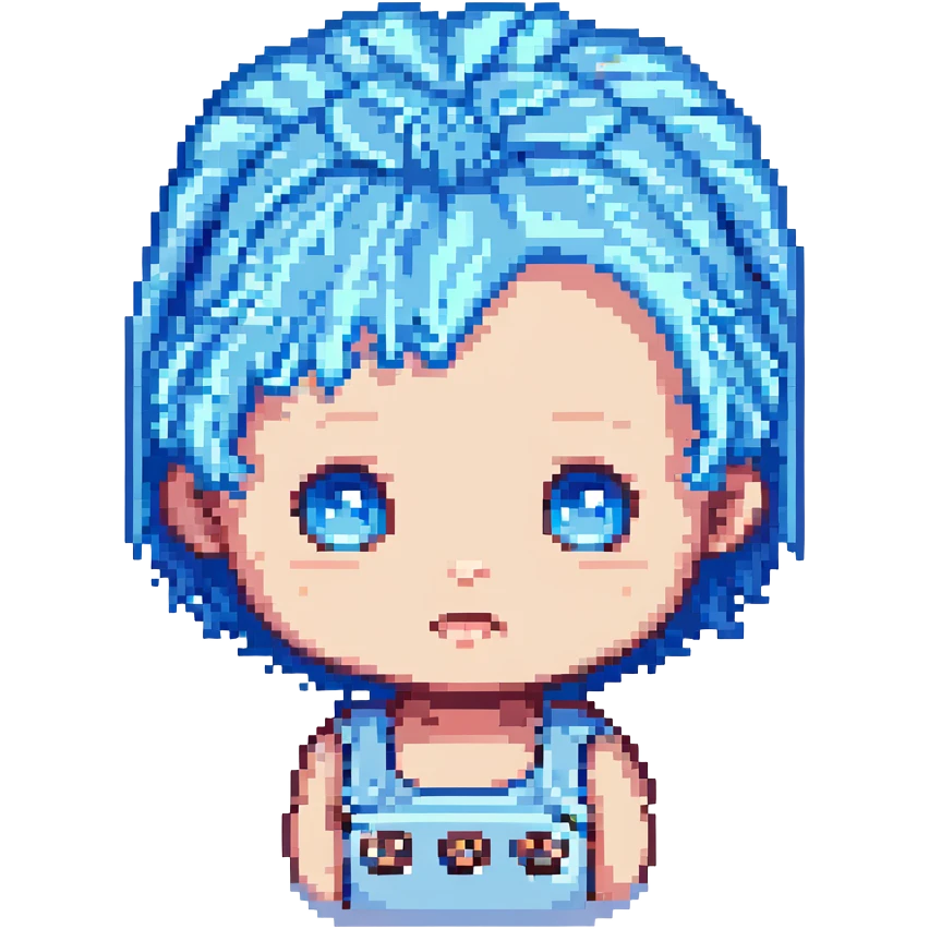 baby face with blue air emoji