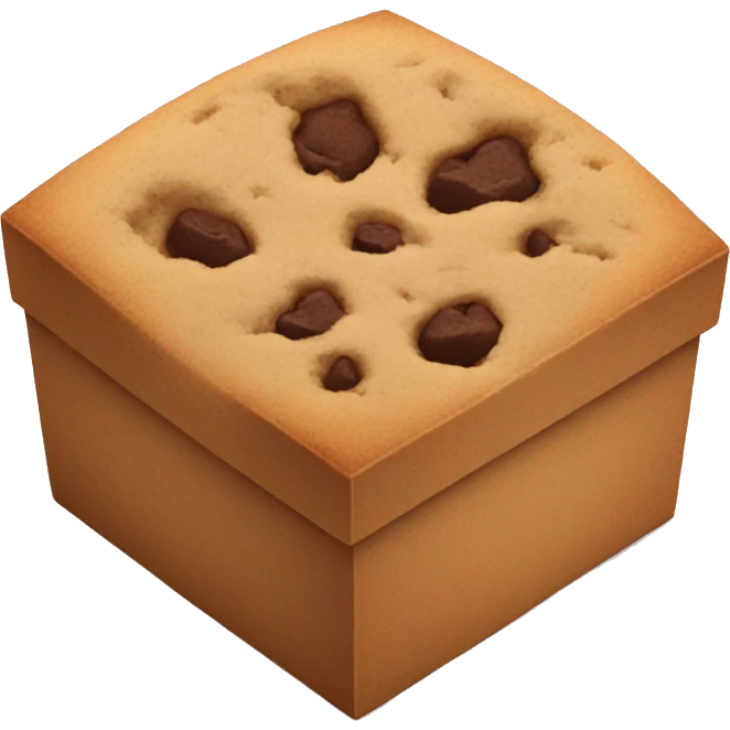 A crumbl cookie box emoji