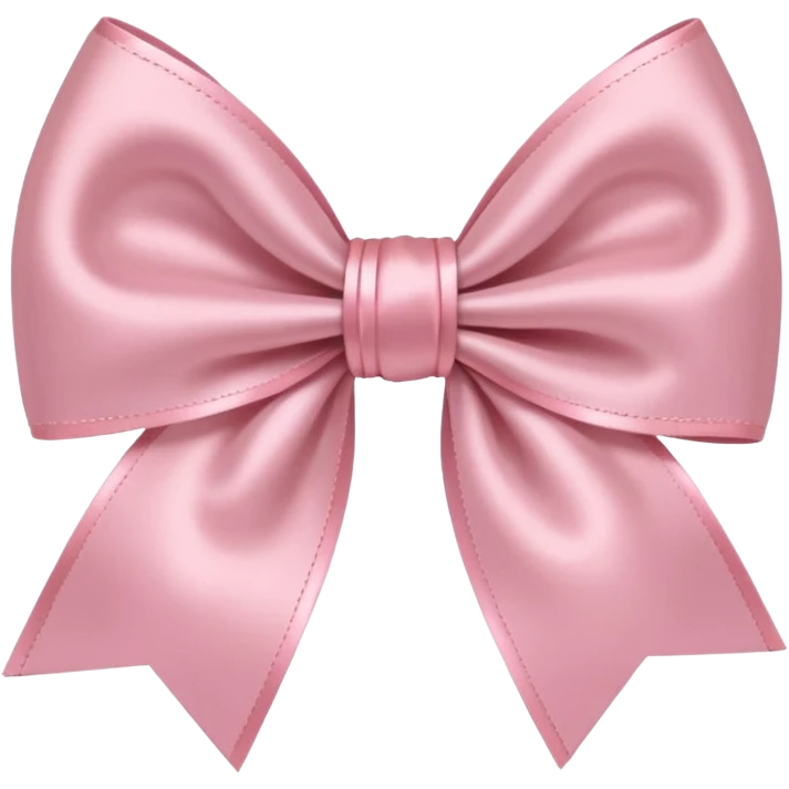 light pink bow emoji