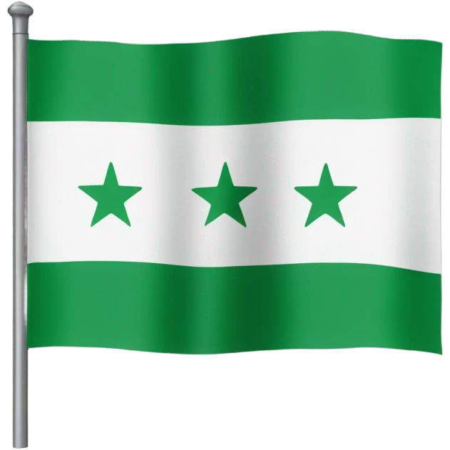 Green Syria Flag  emoji