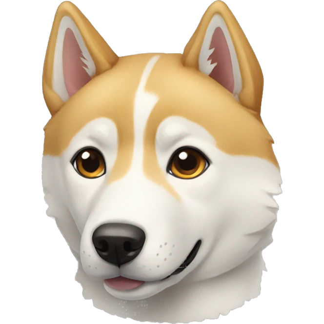 Jindo dog husky dog emoji