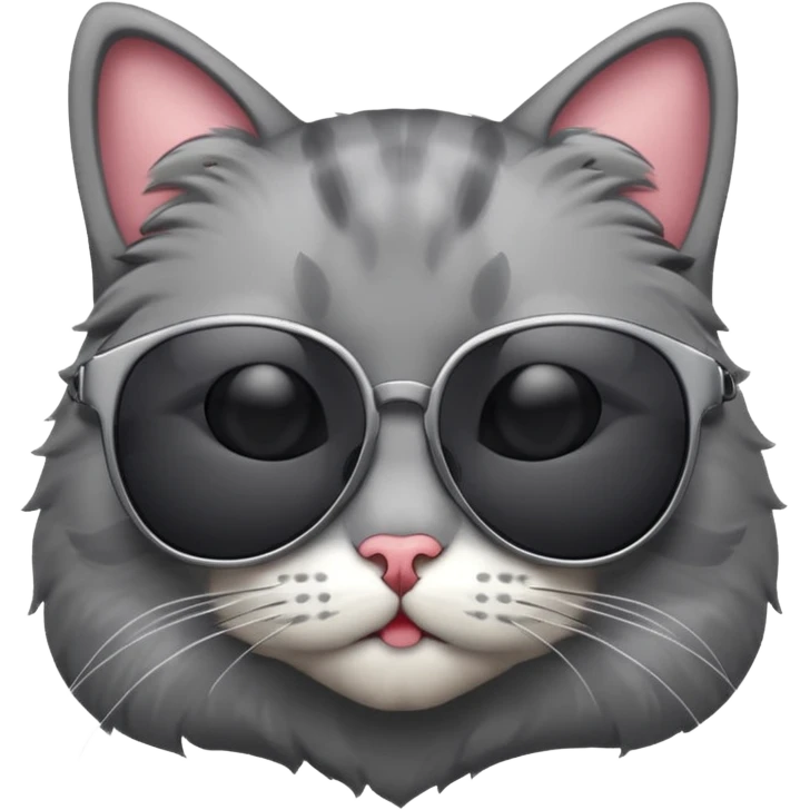 Cat wearing sunglasses emoji