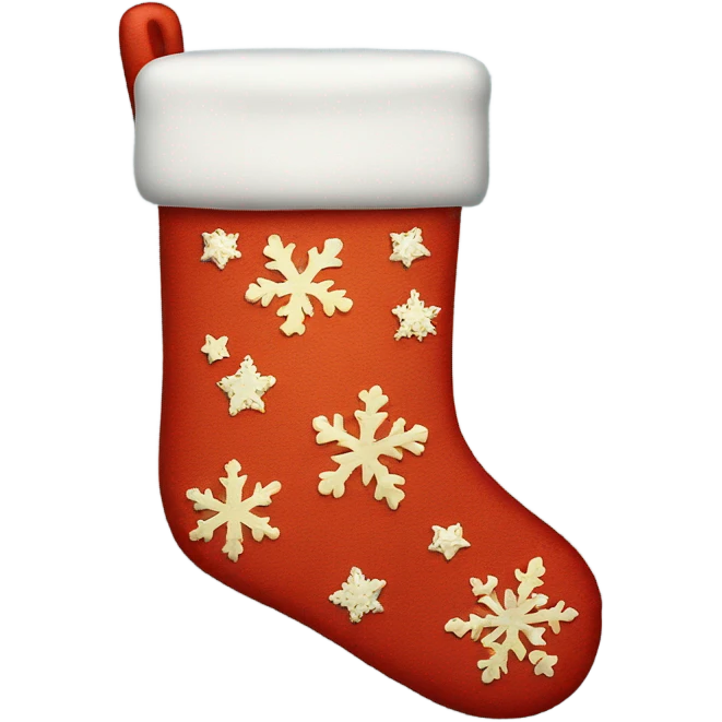 Christmas stocking emoji