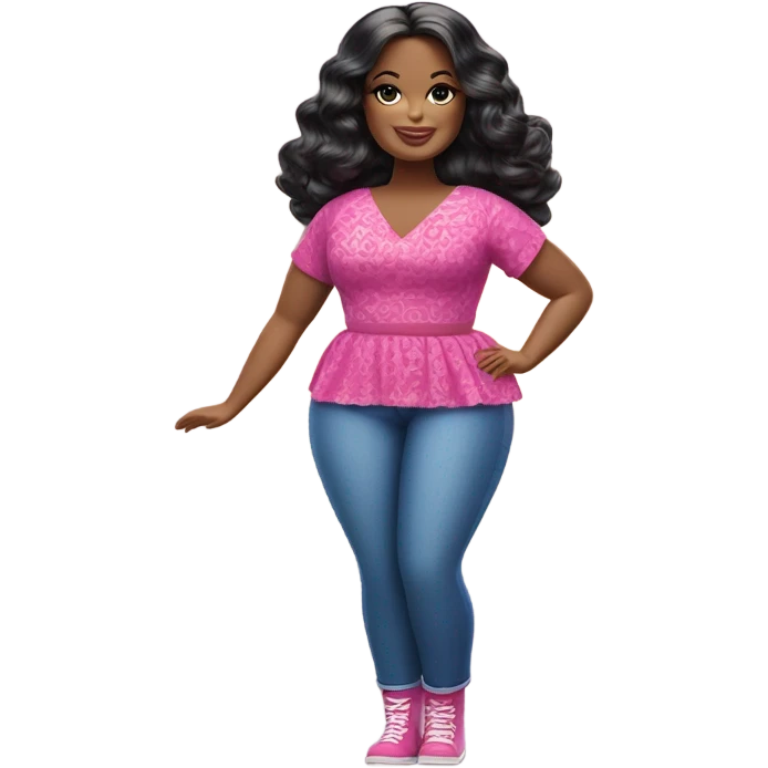 Fat Barbie emoji