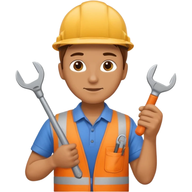 Repairs and Maintenance, holding tool emoji