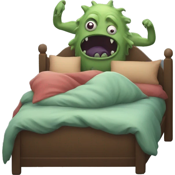 Monster that sleeps emoji