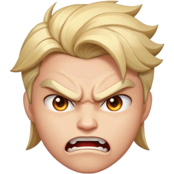 angry emoji of another Mobile Legends: Bang Bang hero, fierce look, inspired by the game emoji