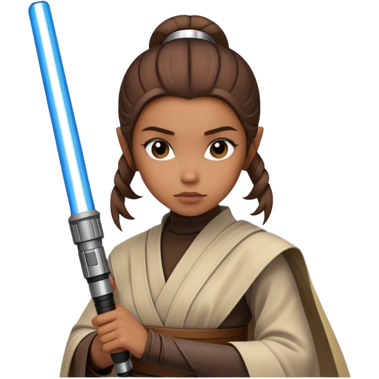 Star Wars Jedi Girl emoji