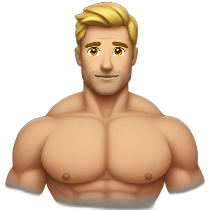 Homme musclé  emoji