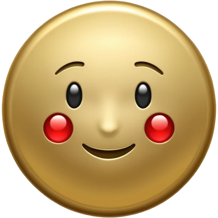 gold button emoji