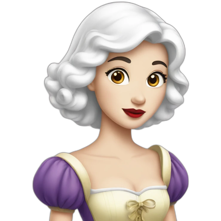 Snow white emoji