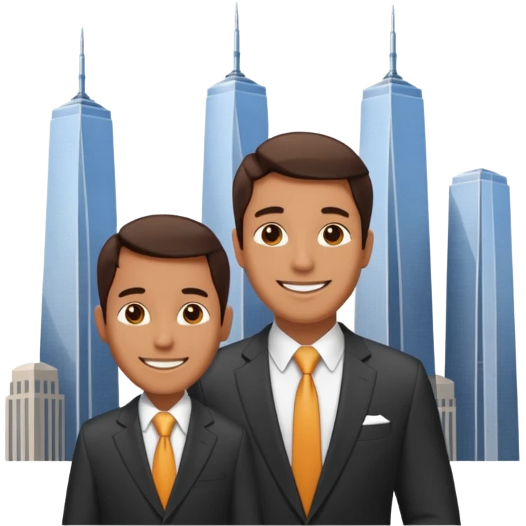 Twin tower gangster mans emoji