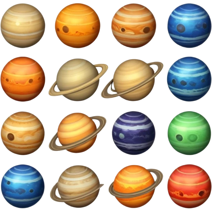 Planets emoji