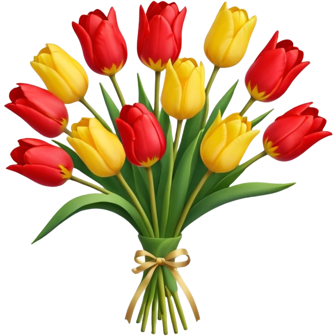 tulips emoji