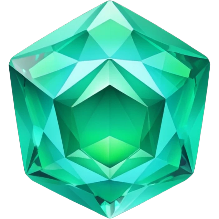 a radioactive gem emoji emoji