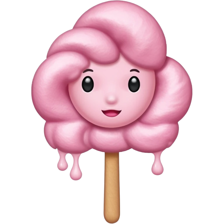 pink cotton candy emoji