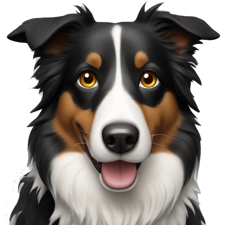 Un border collie  emoji