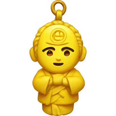 korean yellow amulet emoji